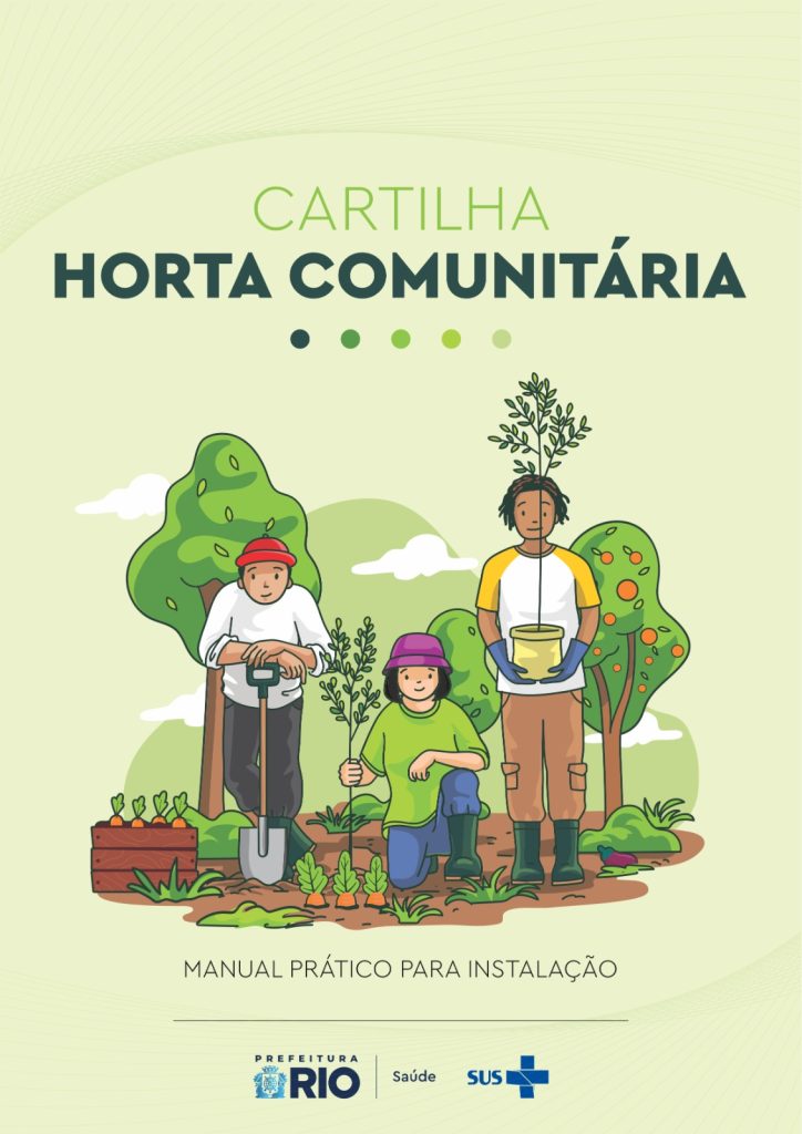 Capa da Cartilha: Manual Prático para Instalação de Horta