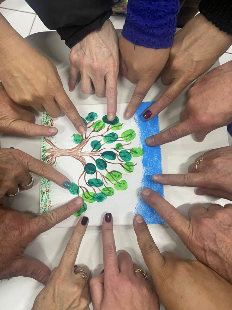 Trabalho realizado com a Assistente Social